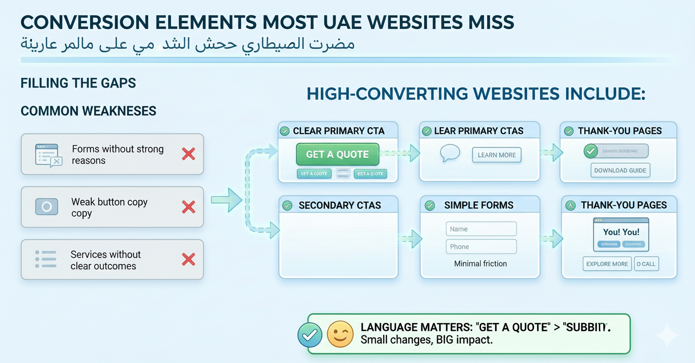 Conversion elements most UAE websites miss