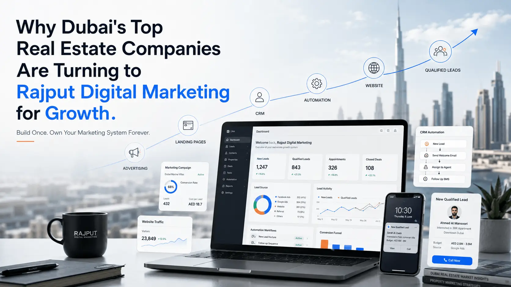 Why Dubai Top Real Estate Companies Are Turning to Rajput Digital Marketing for Growth
